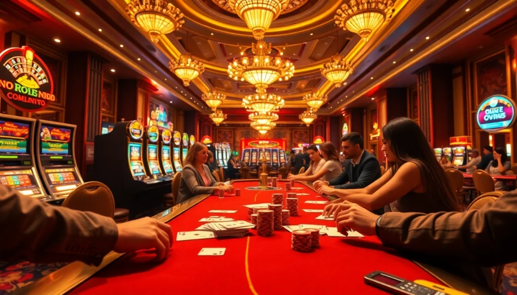 Players enjoying a thrilling moment at 688v casino tables filled with action and excitement.